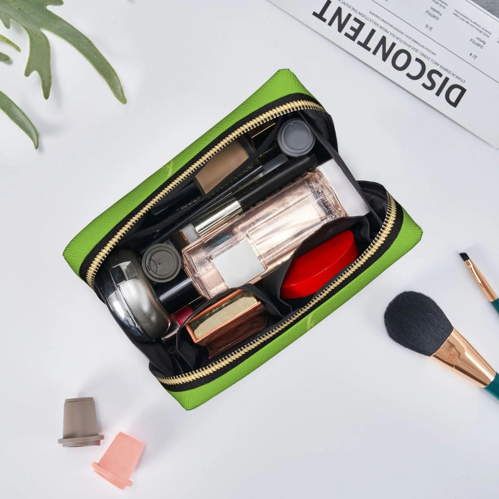 Pouch Gift Makeup Organizer Cartoon Toiletry Grinch Portable Cosmetic Travel Bag Leather Purse Bag Storage