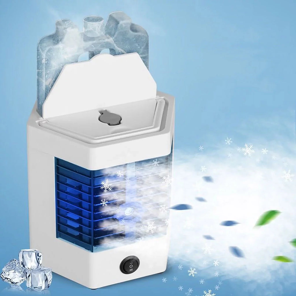 and Light Personal Cooler Easy YHAIOGS Portable Any Air Portable liquid Device to and Cool Air Like Space Home Mini Space Cooler office Conditioner Led Fill