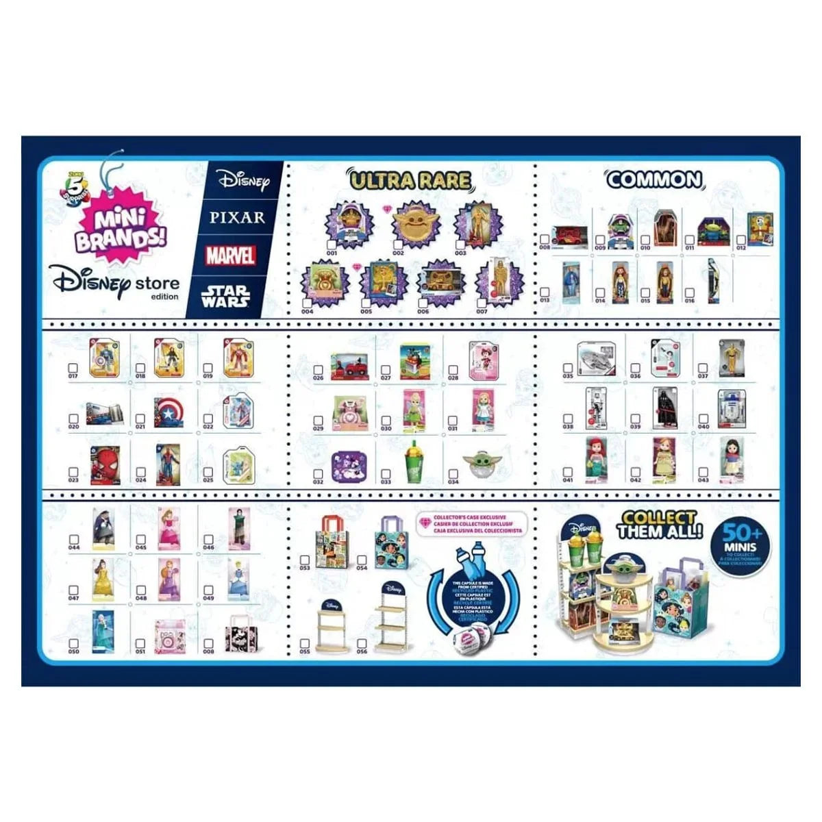 60+ Mini Rare Store Brands Novelty Toys Ultra Minis Golden to Disney Gag Collect, &