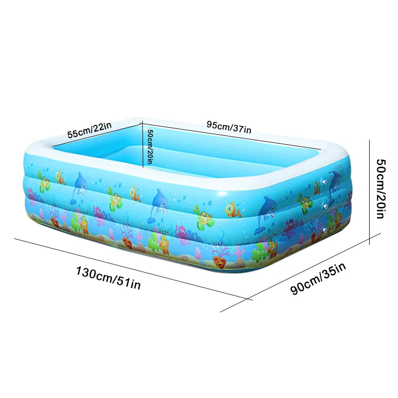 Basin Inflatable Swimming Bathtub Swimming exterior Pool Portable Pool Kid