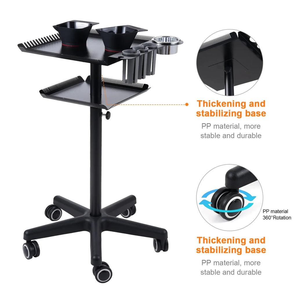 Station Cart Bestauty Salon Stylist Cart 2 Clinic Adjustable Clinic Station Trolley,Salon Movable Salon On Stand Beauty Beauty Salon Salon Movable Salon Hair Hair Salons Cart Salon Stand Station Spa