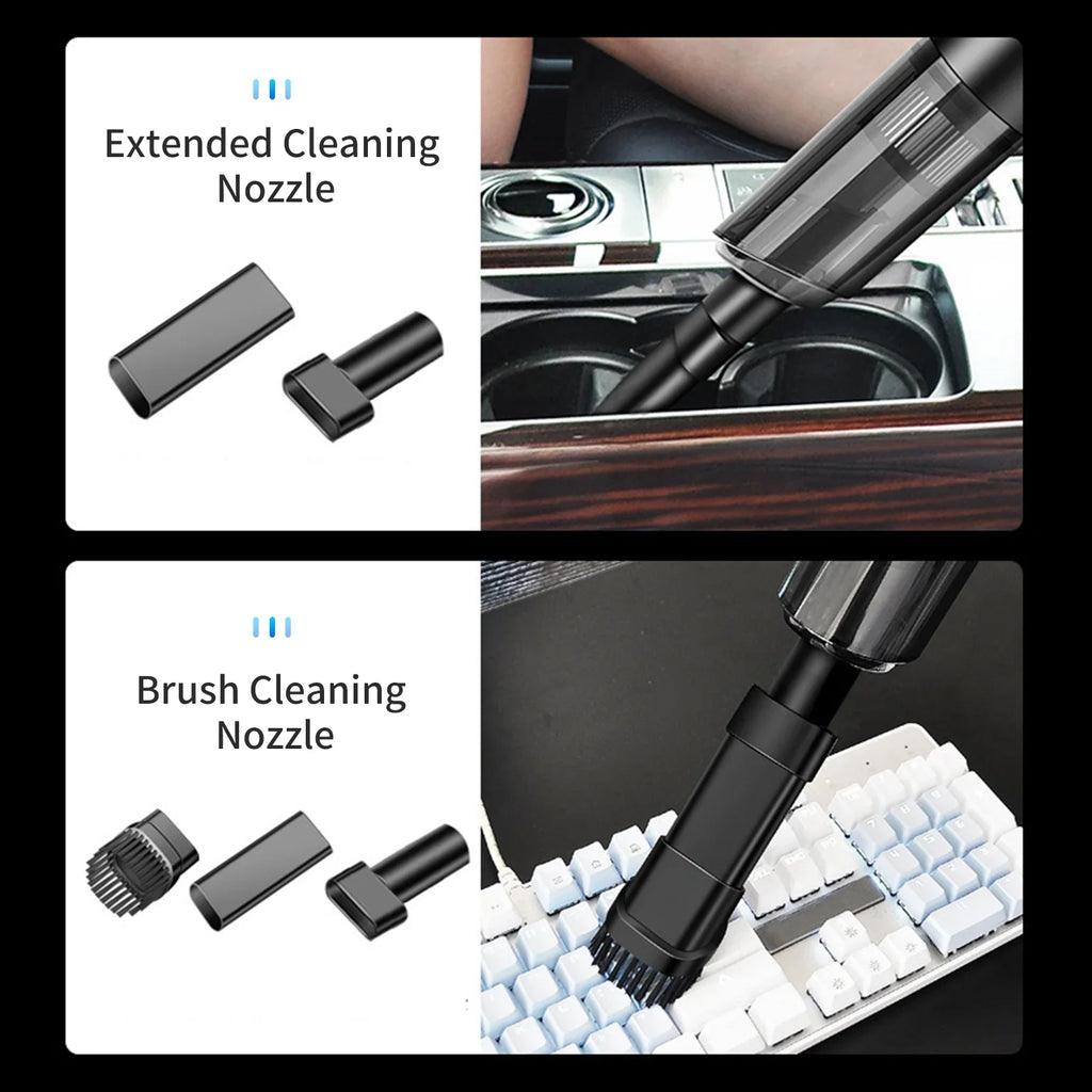 Home for Hair Filter moobody 120W Office HEPA Handheld Powerful Cleaning Powered in with Gravel Cleaner, Dust Vacuum 6000Pa Suction, Cleaner, USB