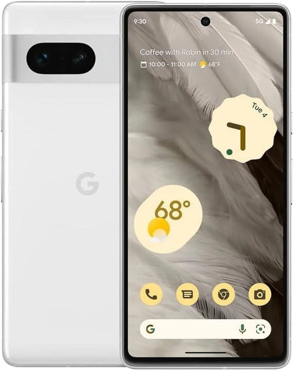 128GB Smartphone DUAL (GSM CDMA) International Factory Pixel 5G ROM | SIM Unlocked RAM + Version - 8GB (Snow) 7