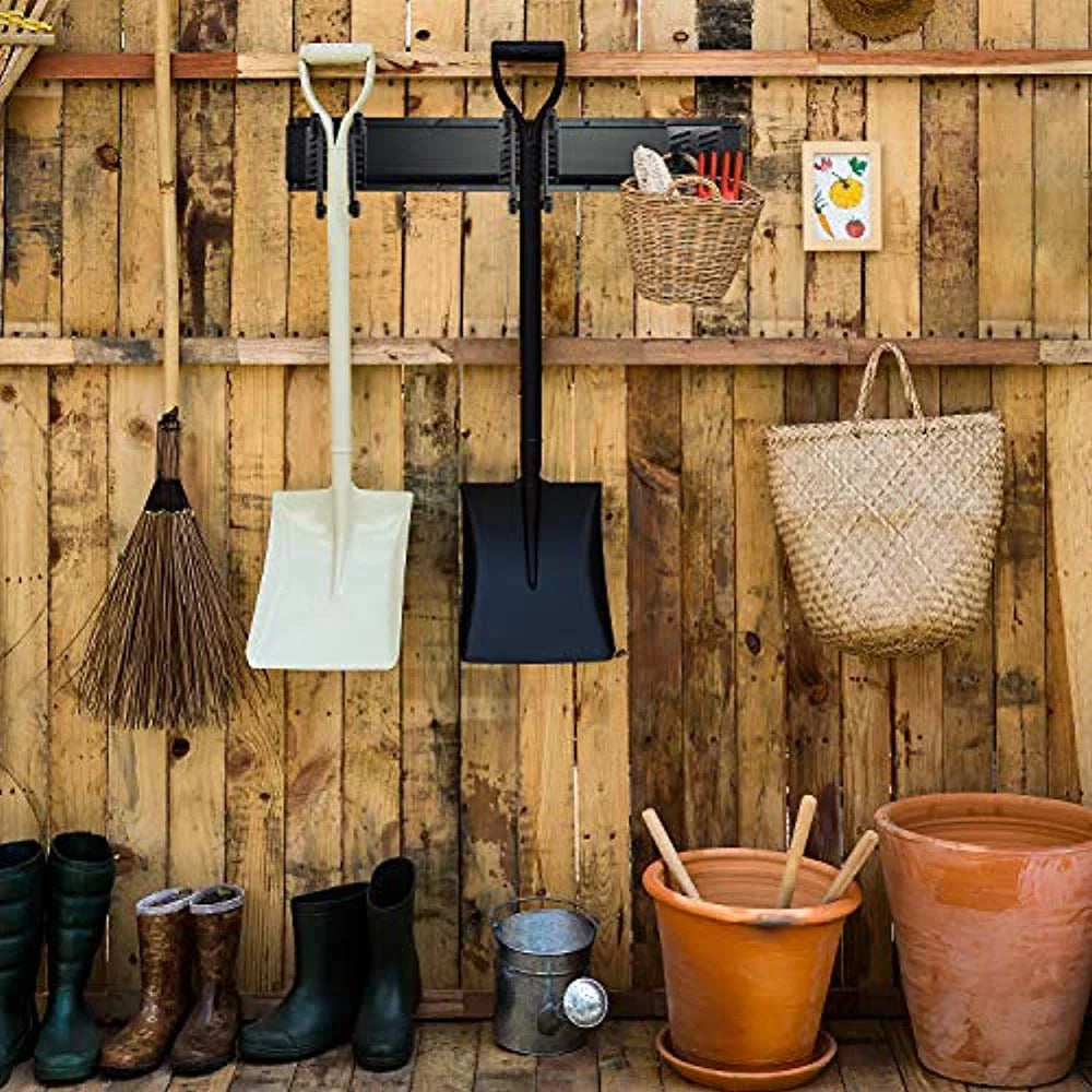 Garage Tool Piece Mounted RaxGo 8 Wall Storage Garage Organizer Rack,