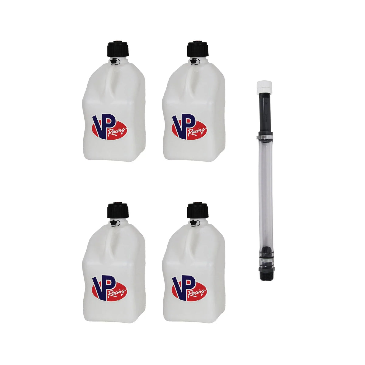 Gal Standard Jugs Utility VP (4 w/ White In Pack) Fuels 5.5 Racing 14 Hose,
