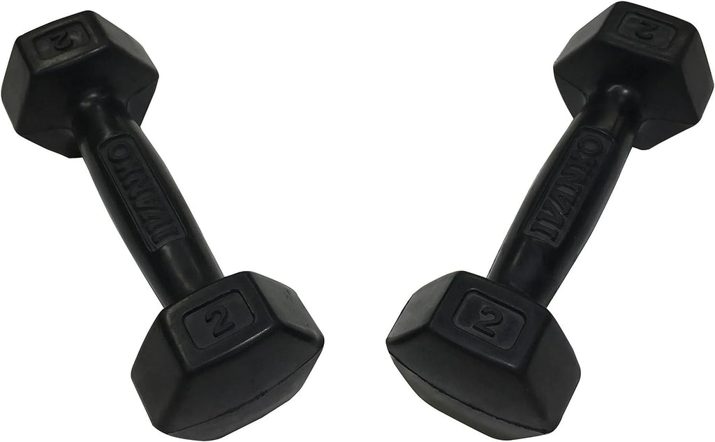 Lbs (PAIR) Dumbbells, Rubber 2