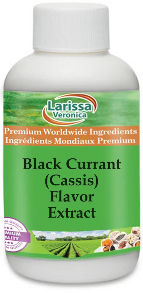 Veronica oz, Currant Flavor Black Larissa (Cassis), Zin: 8 Currant 2-Pack, (Cassis) (Black 527415) Extract,