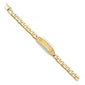 Elegant 14KY Men’s Men| Women and | 13.6 Cuban ID Stamp Gold Link Bracelet Bracelets 14k - Jewelry Yellow for | Gold 8" Weight Chain