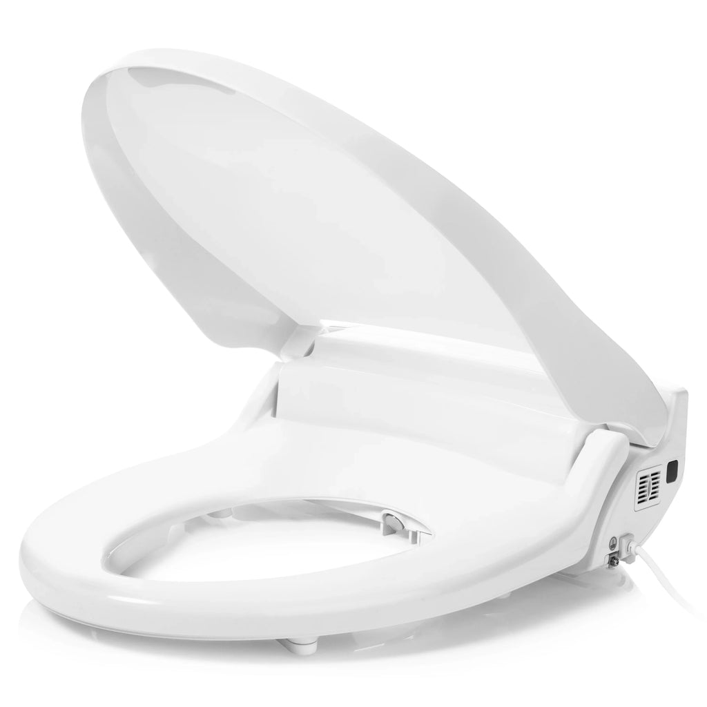 Bidet with Advanced White Swash Brondell Remote Control, Toilet Round Seat DR802