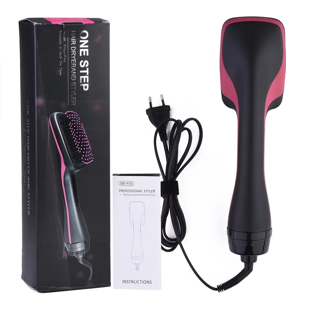 Tool, Hair Blow Hair 1 Styler In Dryer, 2 Brush Brush Paddle Comb Anion Dryer Multifunctional Hairdressing