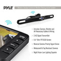 4.3 Screen Black Waterproof, System Rearview Monitor Wireless M-PLCM4375WIR_0 Camera Car Pyle Backup