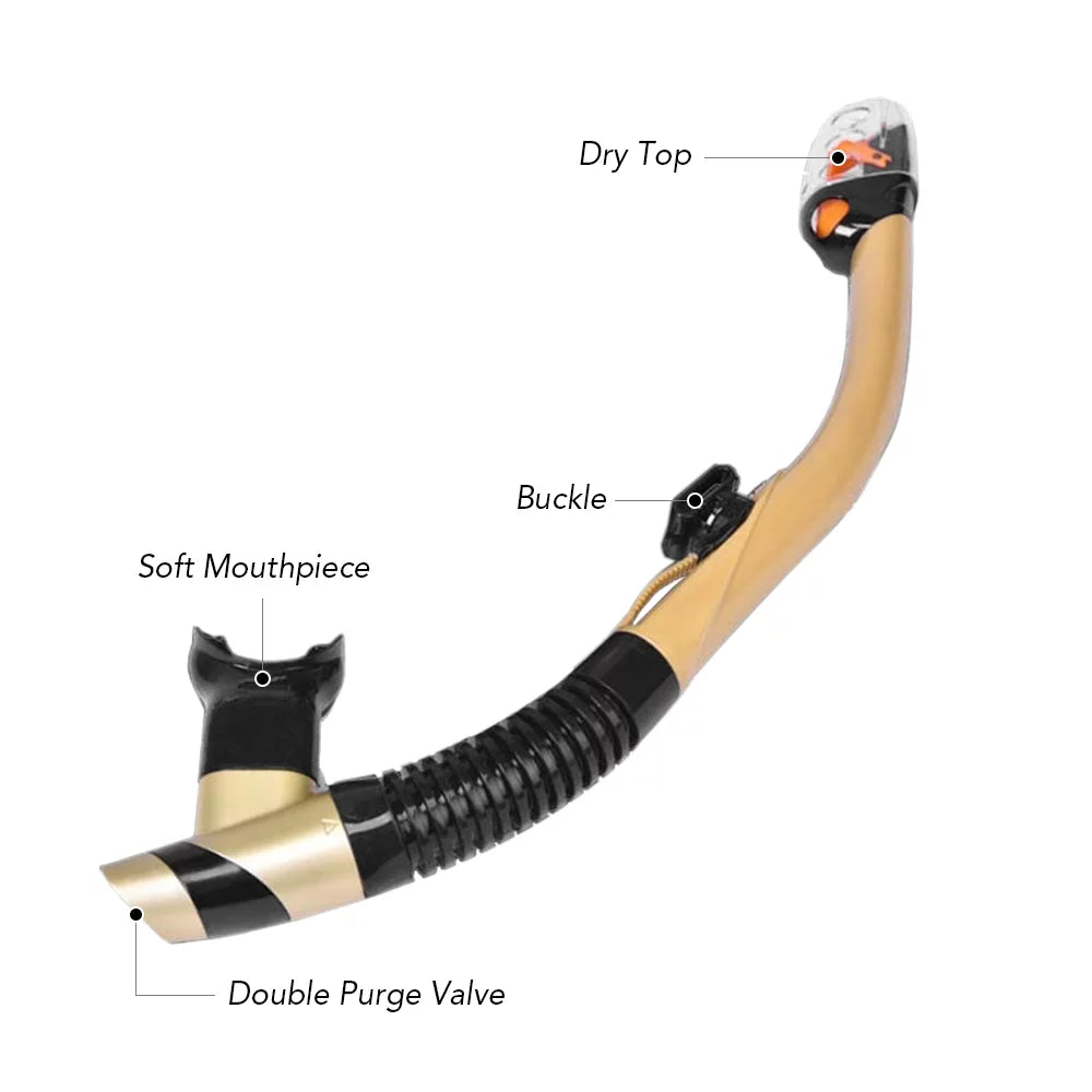 Tube Fog-Free Goggles and and Leakproof Snorkel with Snorkel Dive Set Confidence with Swim Andoer