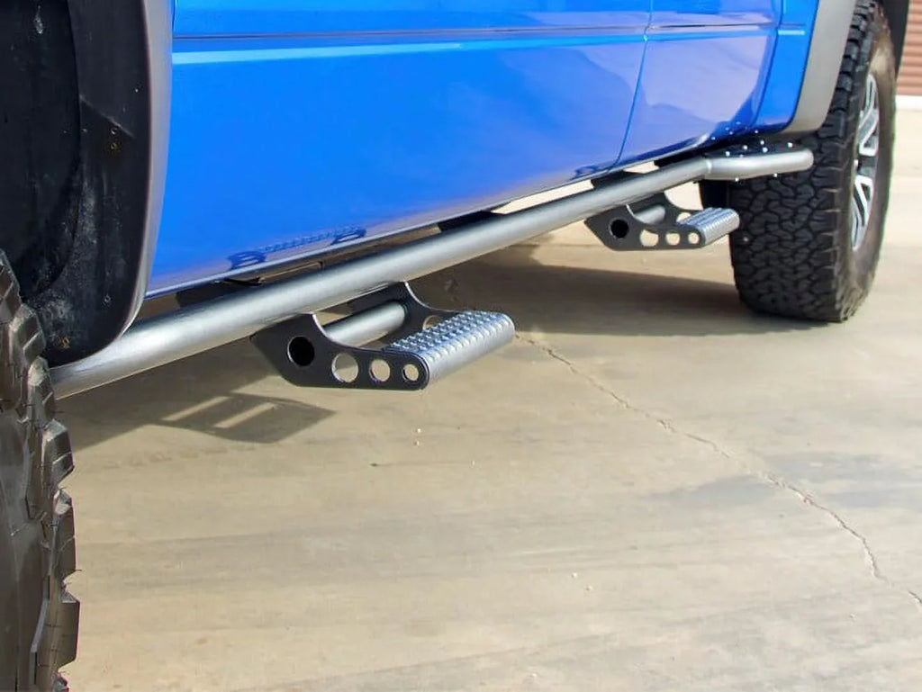 N-Fab RealTruck Cab All | | Tundra Rails 2007-2021 | Beds, by T074Rkrqc with Textured Double Gas Rkr SRW Black Compatible