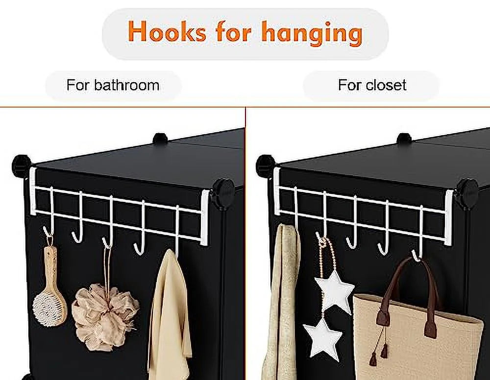 Kids,Closet, Storage Closet Bookshelf,Storage Cabinet Shelf Organizer, Cabinet Cubes Organizer Bookcase HOMIDEC Bedroom,Bathroom for Organizer Storage 6-Cube