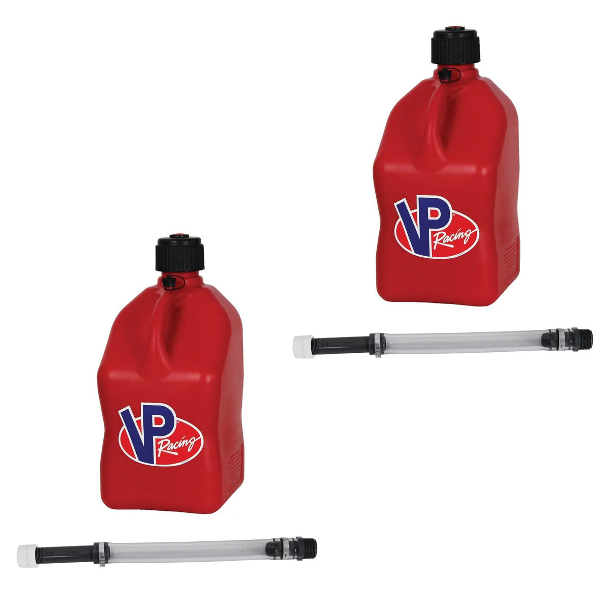 Red Jugs Utility 5.5 Gallon Fuels VP Hoses, with (2 Racing Deluxe Pack)