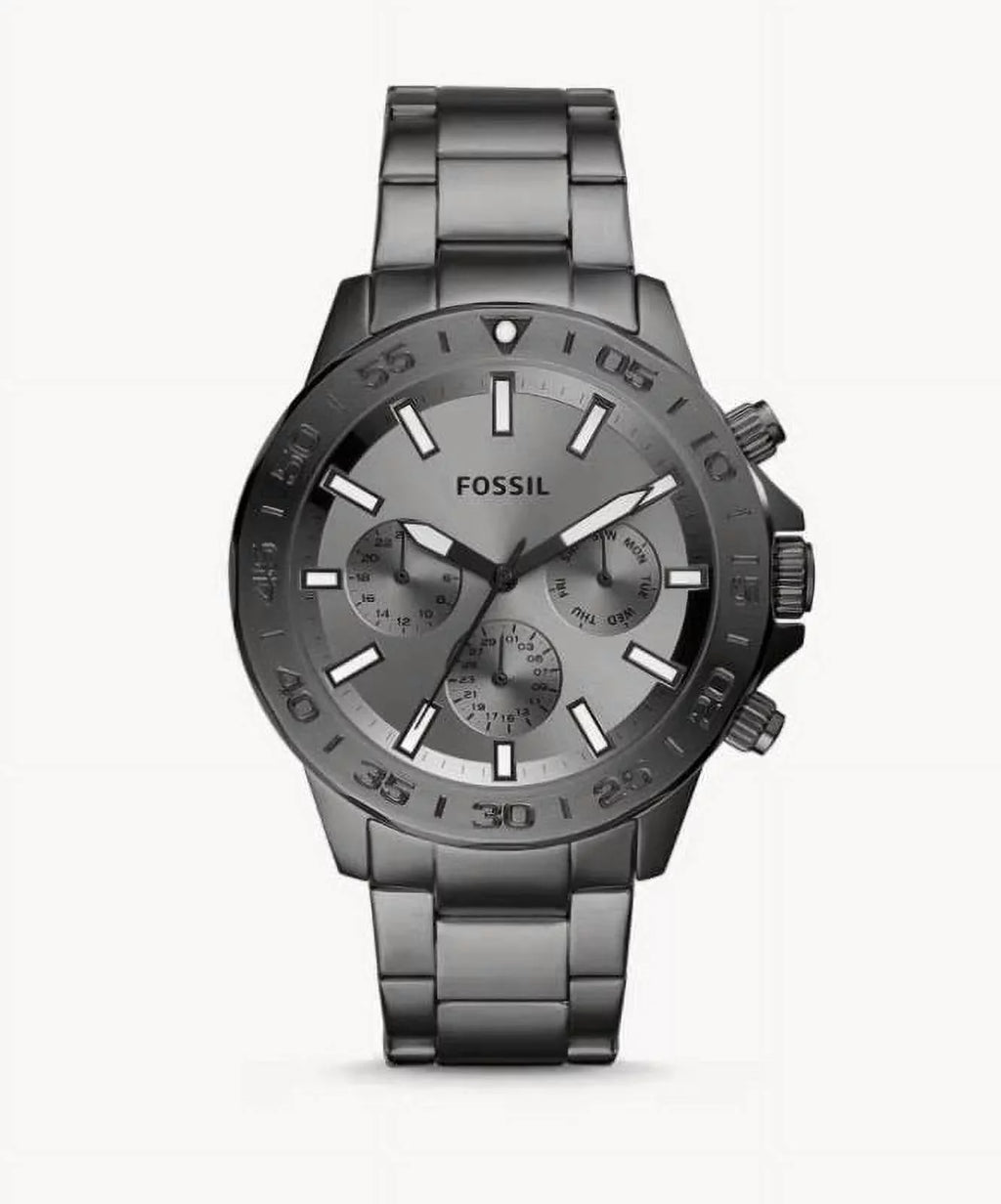 Multifunction BQ2491 Smoke Steel Watch Fossil Stainless Bannon