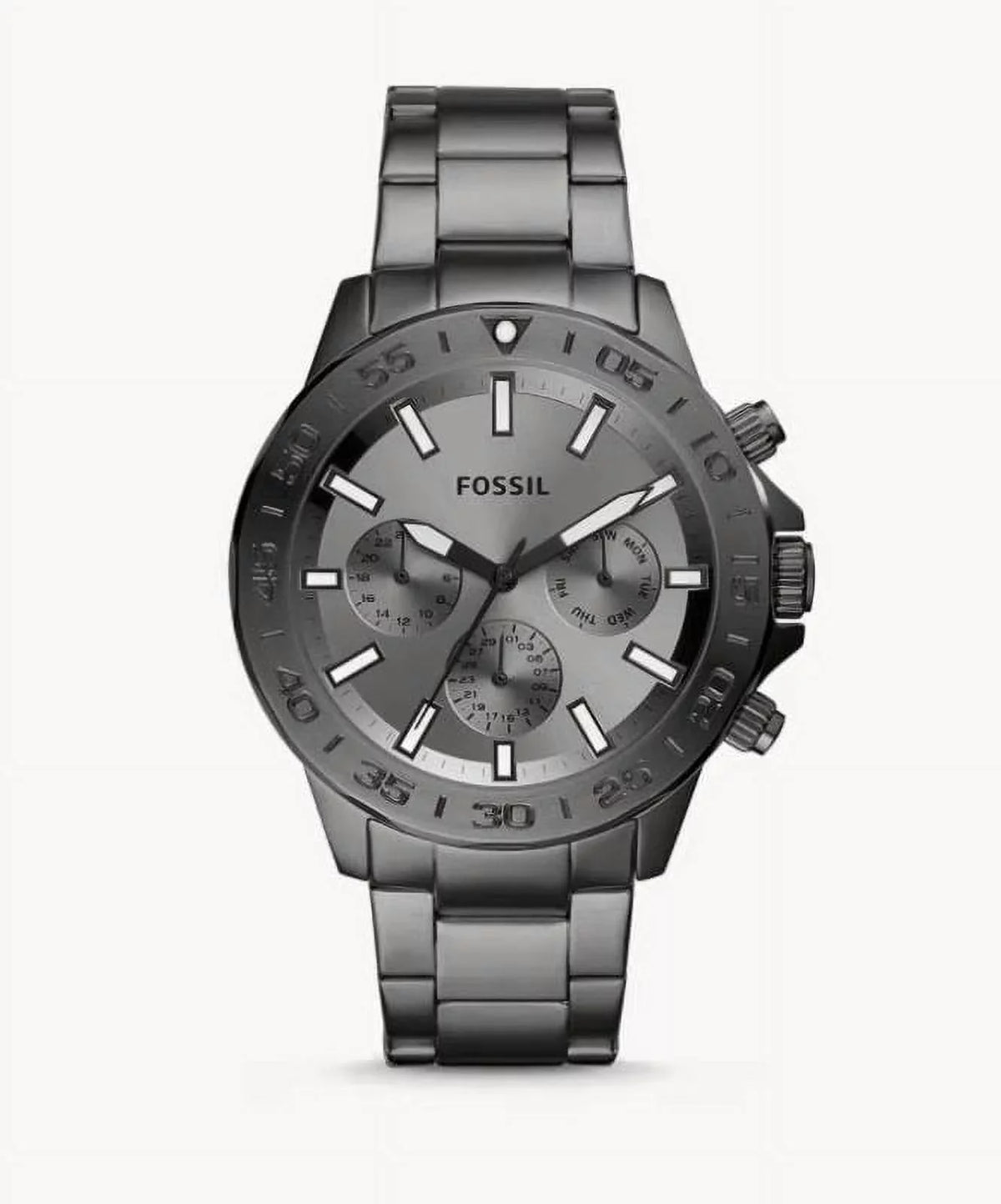 Multifunction BQ2491 Smoke Steel Watch Fossil Stainless Bannon