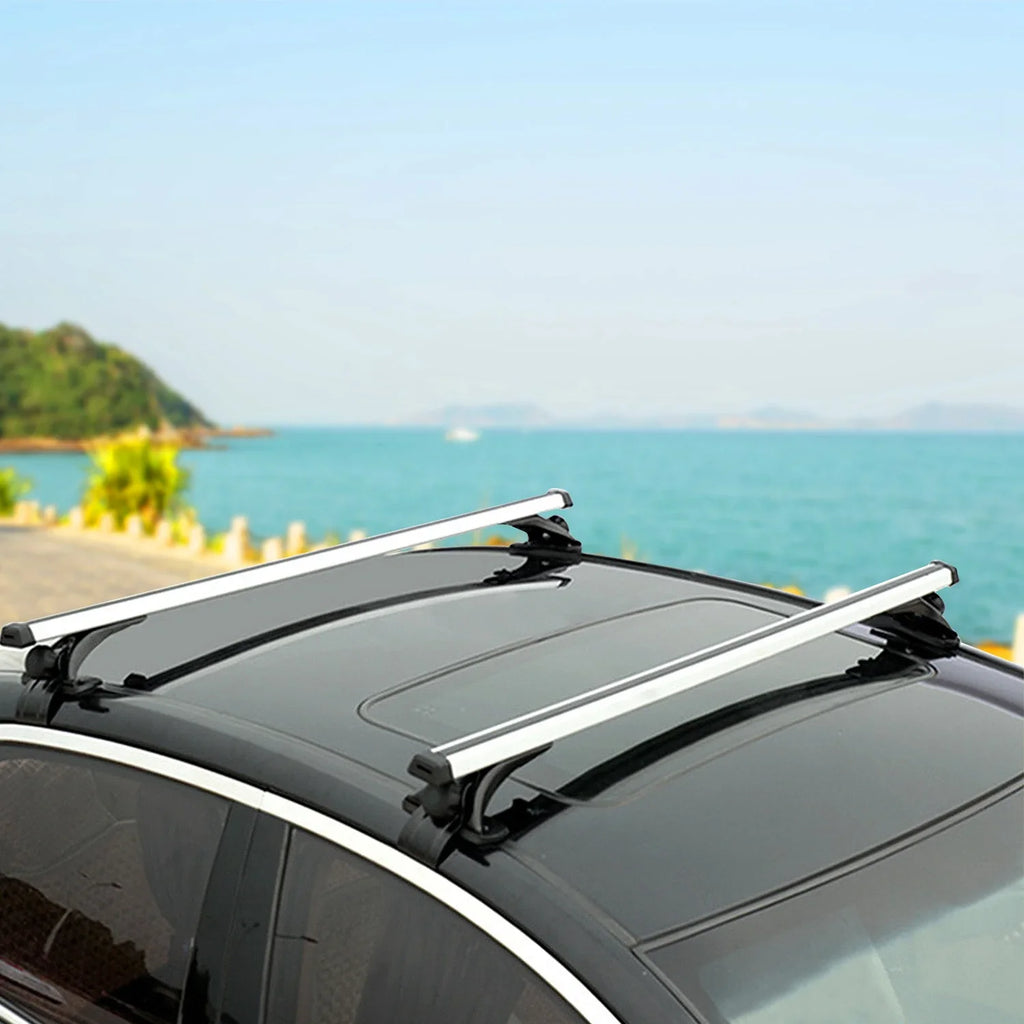 Capacity Roof Crossbars Side with Wagon Vehicle iMounTEK for Without 47.24in Rack Car 165LBS Roof Most Rack Cargo Rail Roof Aluminum Fit Carrier Car