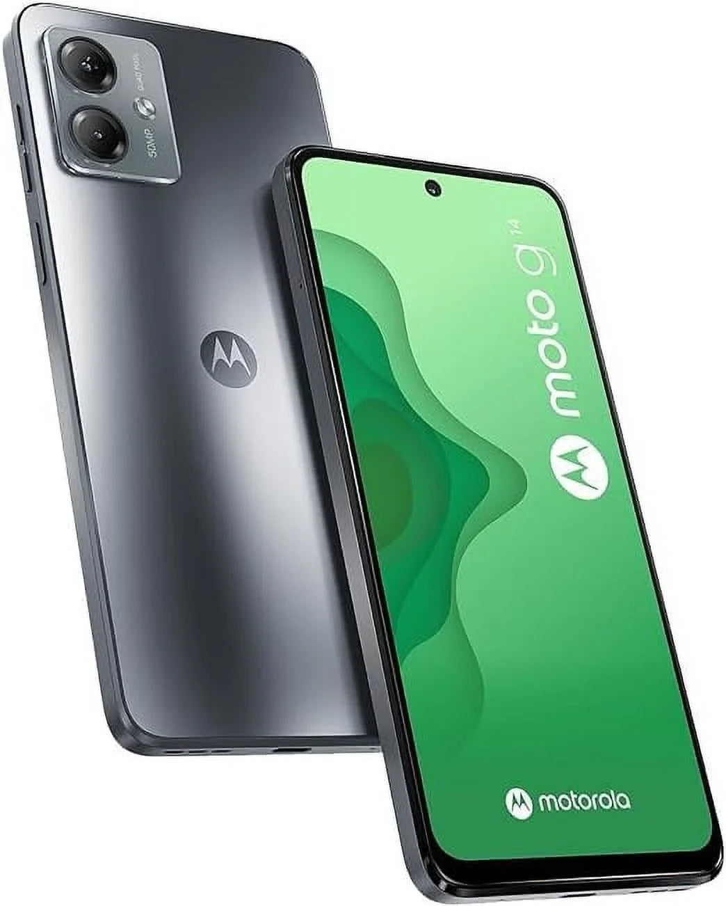 Motorola Moto LDC | 5000mAh IPS G14 - Android SIM 6.5" Dual Camera | LTE (2023) Battery Model International | Rear Display Gray) (4/128GB) 13 4G 50MP | (Steel