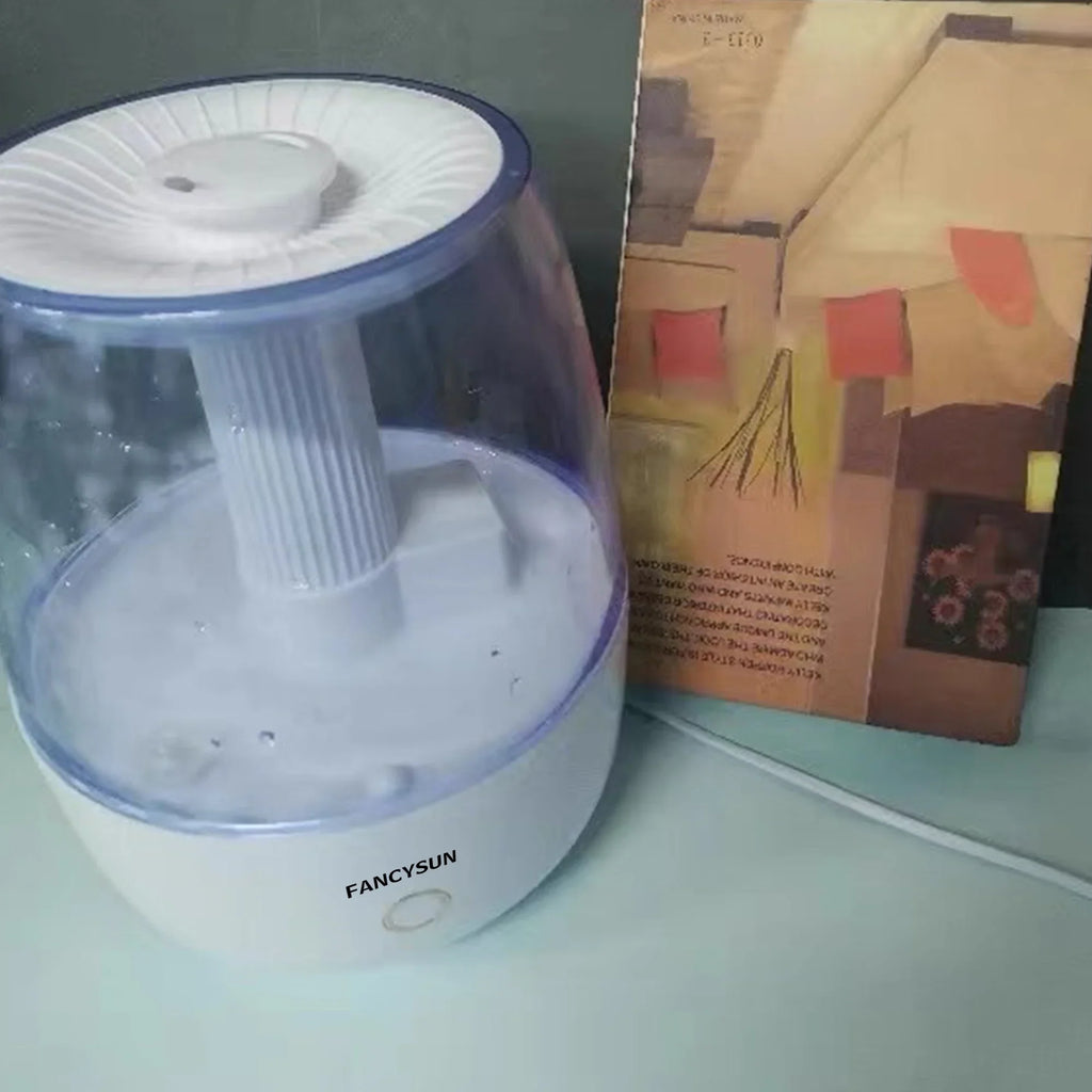 Cool and Humidifier Home Humidifier with Ultrasonic Nozzle,Filterless Humidifiers Plant for 360° Baby Bedroom, for FANCYSUN Nursery, Mist Quiet