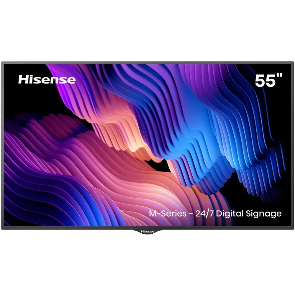 Hisense 24 in. 55 7 500 Nits Signage 55BM66AE-A000 Commercial Series, Display UHD Digital x M 4K