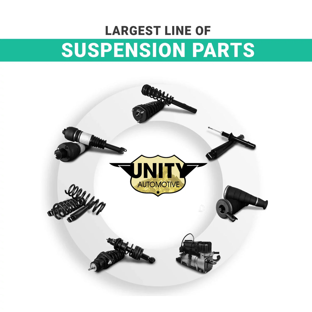 Land 2003-2005 Automotive Unity with Rover Rover, Compressor Range Air Full Cage Suspension Fits 20-072000-C