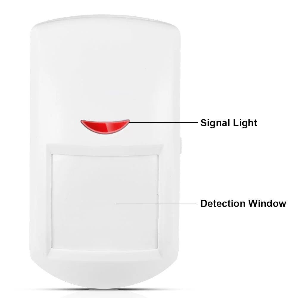 PIR Smart Passive Business Senso for Home Motion Detector Wireless Emoshayoga Infrared Motion Sensor, Wireless 433MHz