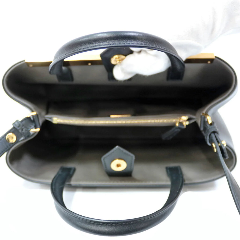 (Good) Bag Black Handbag FENDI Pre-Owned Ladies Toujour Shoulder