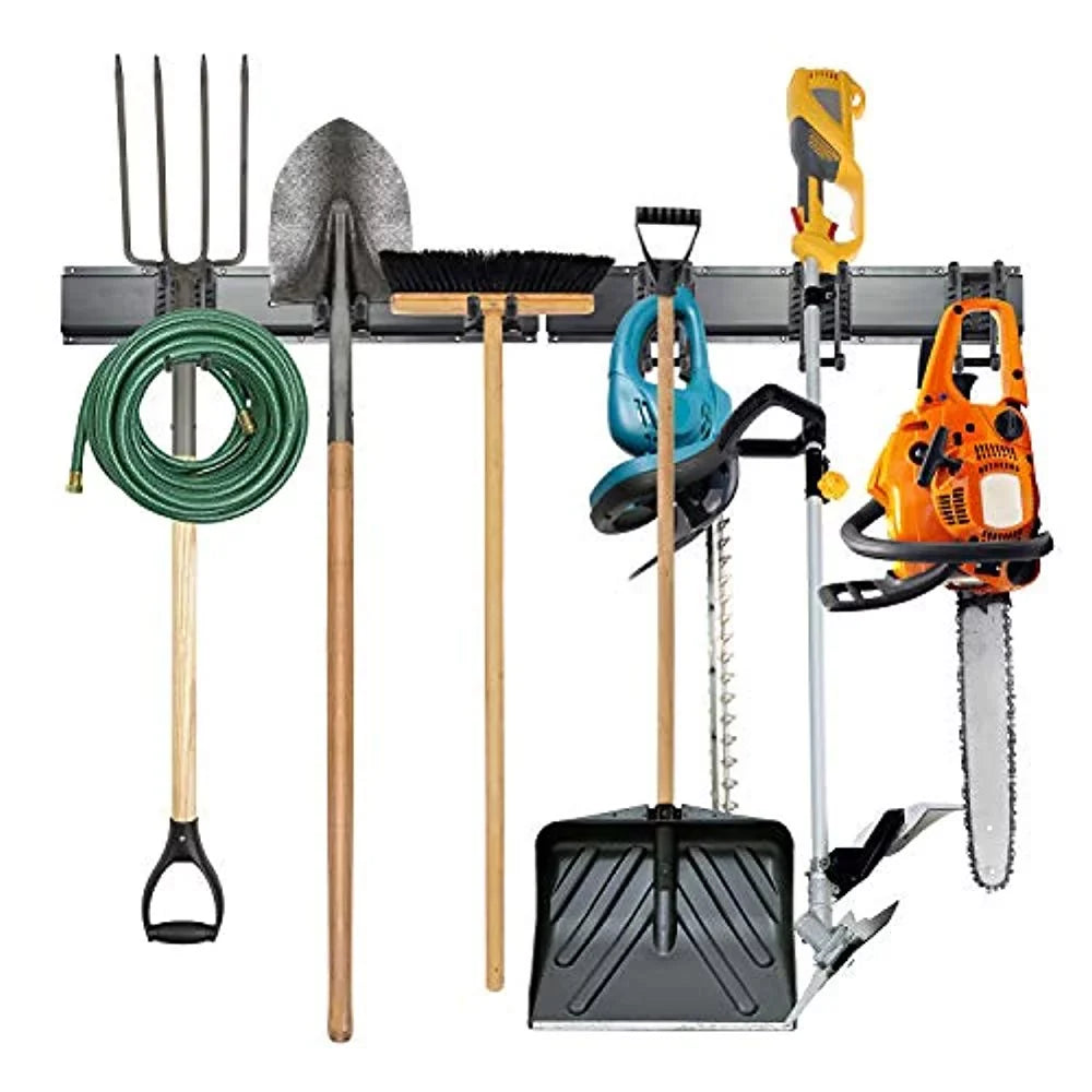 Garage Tool Piece Mounted RaxGo 8 Wall Storage Garage Organizer Rack,