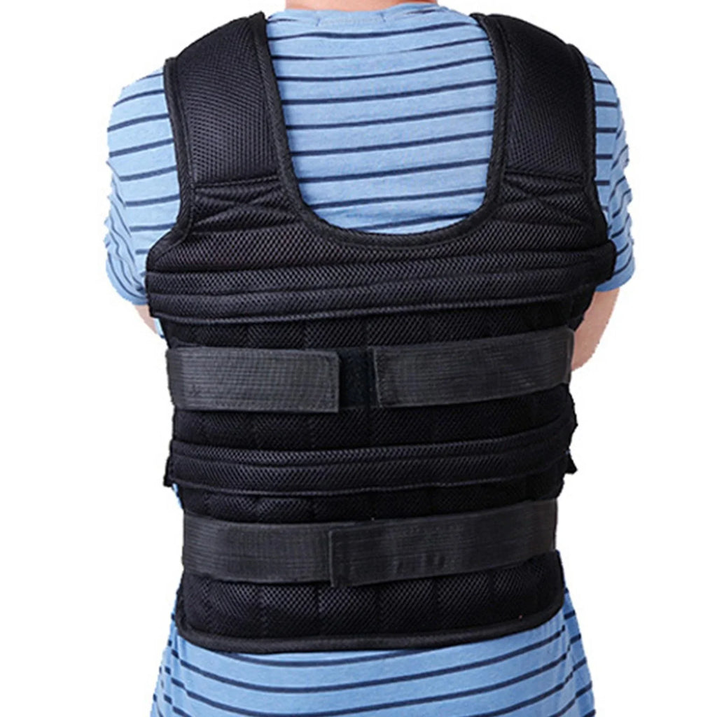 Sand apparel Tnarru Empty 18 Weighted Gym Pockets Design Slim Vest Fitness Loading Vest Strength Exercise Boxing Training Waistcoat