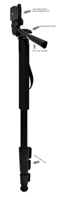 DSC-RX100 Black Unipod 72" Professional For Monopod Release) (Quick Cyber-shot /