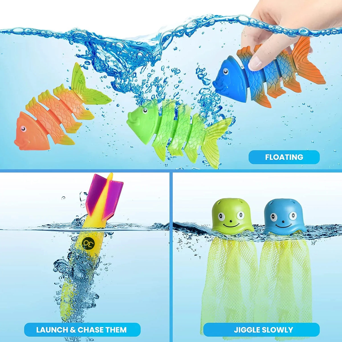 Toys 34PCS for Little Kids Toys Toys Backyard, Diving Pool for Kids liquid Swimming Pool Fun for Toys