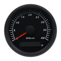 Waterproof Car Truck Boat for RV Tachometer 0-4000RPM Meter Geloo Hour 85mm Tachometer Marine Gauge