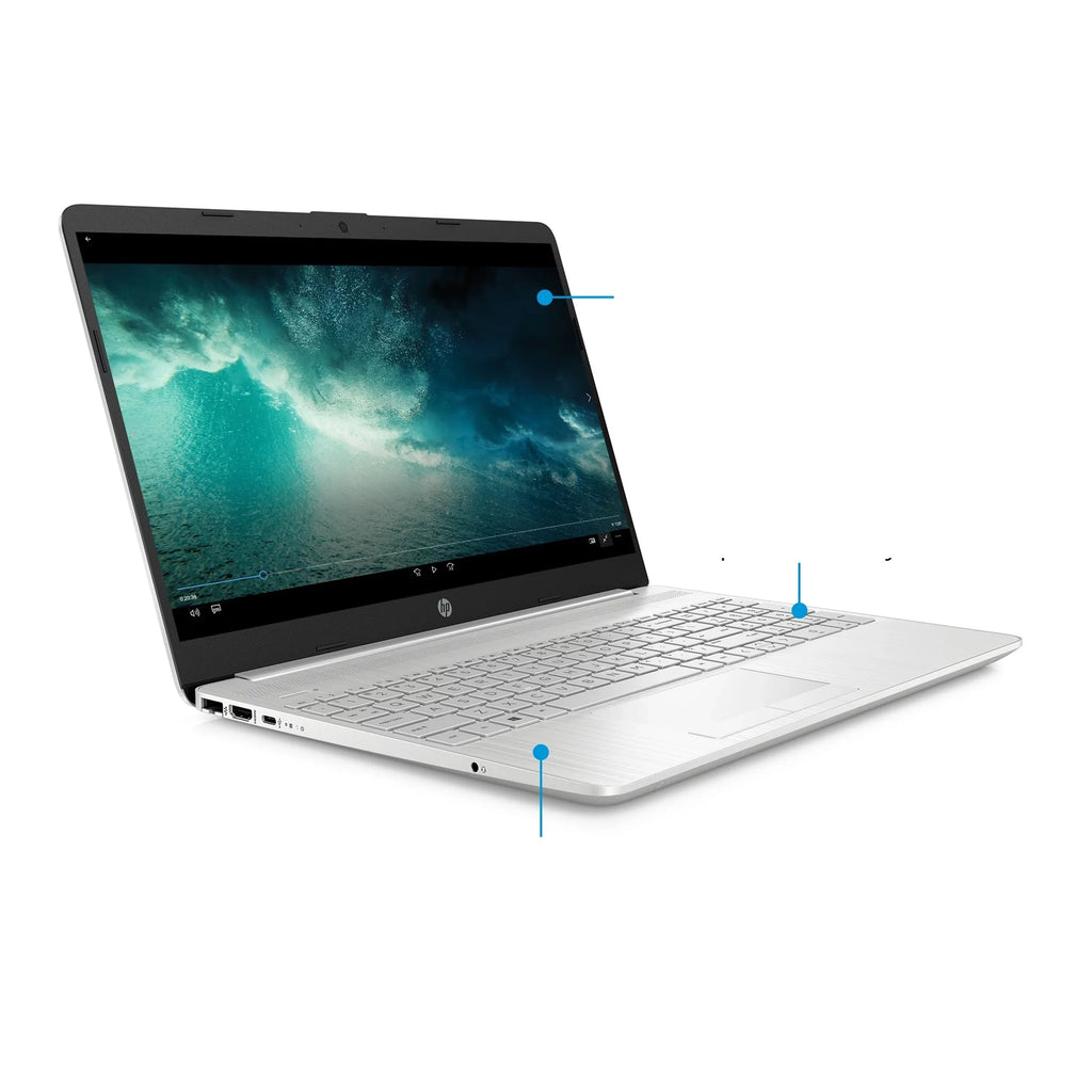 Ryzen™ HP SSD 4GB Silver (Used) 3 3250U 15.6" Win10H,Natural 2.6GHz AMD 1TB+128GB 15-GW0010