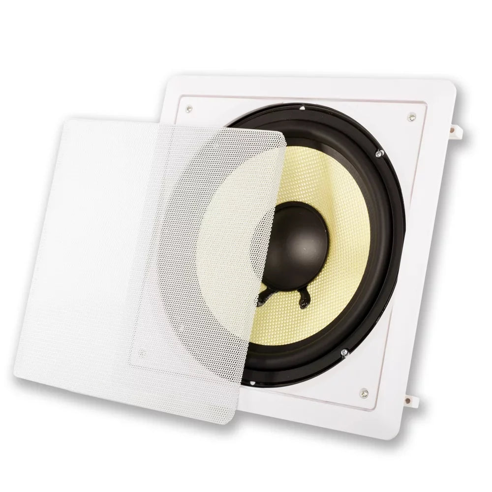 Audio 10" Acoustic Amps 2 and HD-S10 with Pack Speaker Mount Flush Subwoofers