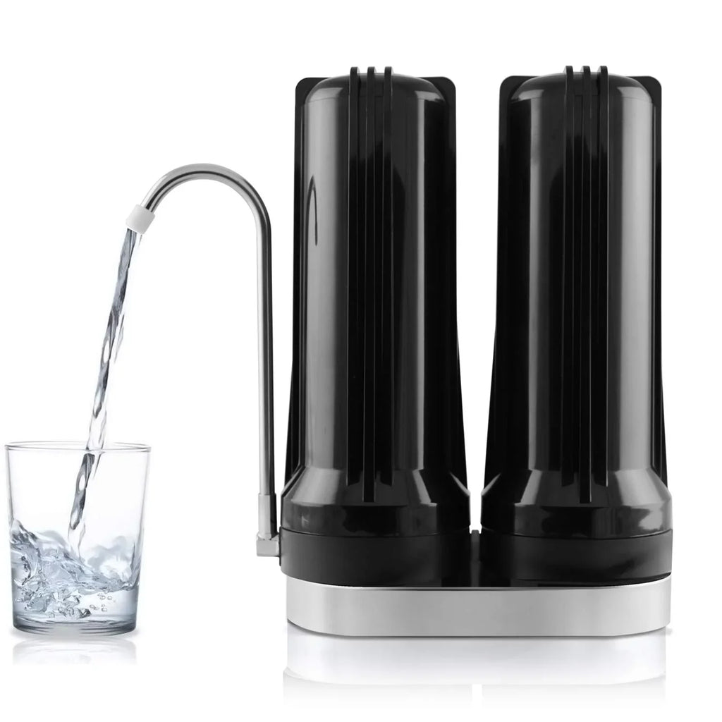 liquid Faucet Easy - Filter, Filter, 99% to Carbon Metals, and Filter and Chlorine of Up Reduces pH Heavy - Install liquid Mineral liquid Alkaline Countertop Black Taste Dual Bad