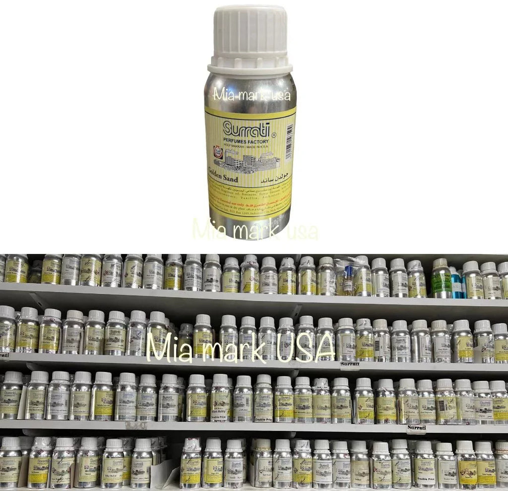 100gm MADE BRAND 100% PURE (ATTAR) SURRATI ARABIA SAUDI SAND IMPORTED OIL IN GOLDEN