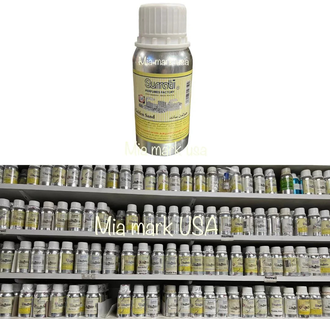 100gm MADE BRAND 100% PURE (ATTAR) SURRATI ARABIA SAUDI SAND IMPORTED OIL IN GOLDEN