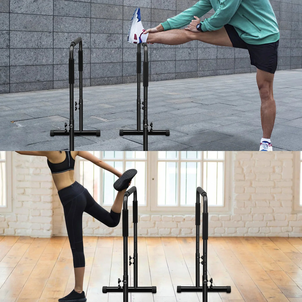 High Training Assembly Dip Versatile JOLLY with Adjustable Up Station Bar, Push Stand Functional Dip JAUNTS Strength Rehabilitation Easy for Sports Wrap, Sponge Training,