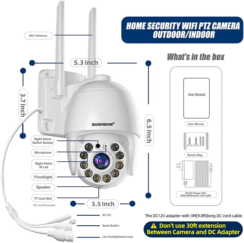 WiFi 1080P Dome Camera IP tracking Full Security IR CCTV PTZ Motion HD Camera Speed