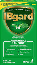 Ultra Good Bloating Box Relief Peppermint 12 (IBS) Timers Gas Capsules for Small Purified Syndrome Oil Bowel Irritable IBgard First 90mg for
