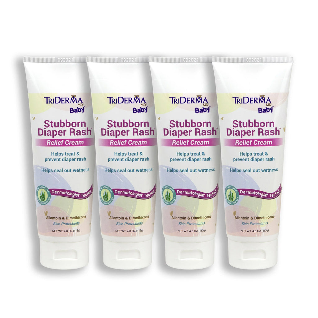 Diaper and Rash, Soothing Healing for oz Baby 4 4 Bundle Rash Diaper tube, MD Cream Pack Everyday Diaper TriDerma Cream, Stubborn Hard-to-Heal