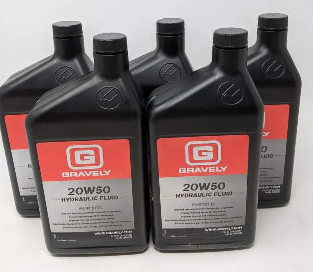 Quart 00058100 Gravely Fluid (5-Pack) Hydraulic 20W50
