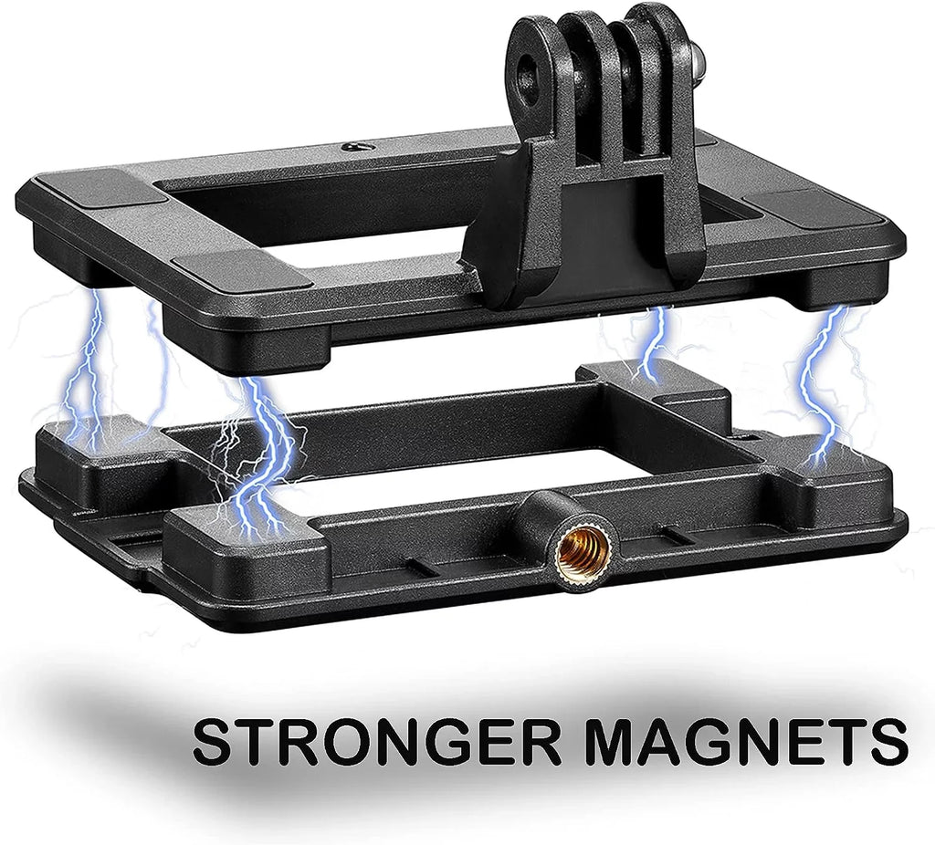 7 with 5 Mount Suction 11 6 Bracket GoPro White 8 Black Clip 4 Magnetic 9 Hero , Super for 10 Compatible Magnetic Gopro