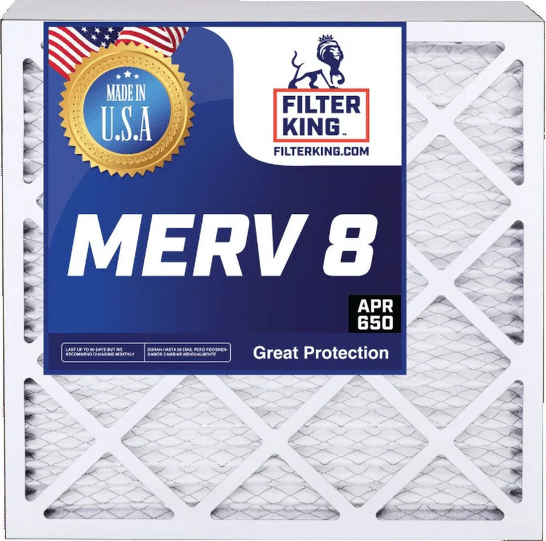 | IN 9.75 .75" King dimension: | 23.75 Filter MADE Filters A/C 3-PACK Pleated x | HVAC | Air Actual MERV x 9.75x23.75x1a Filter 8 Furnace USA