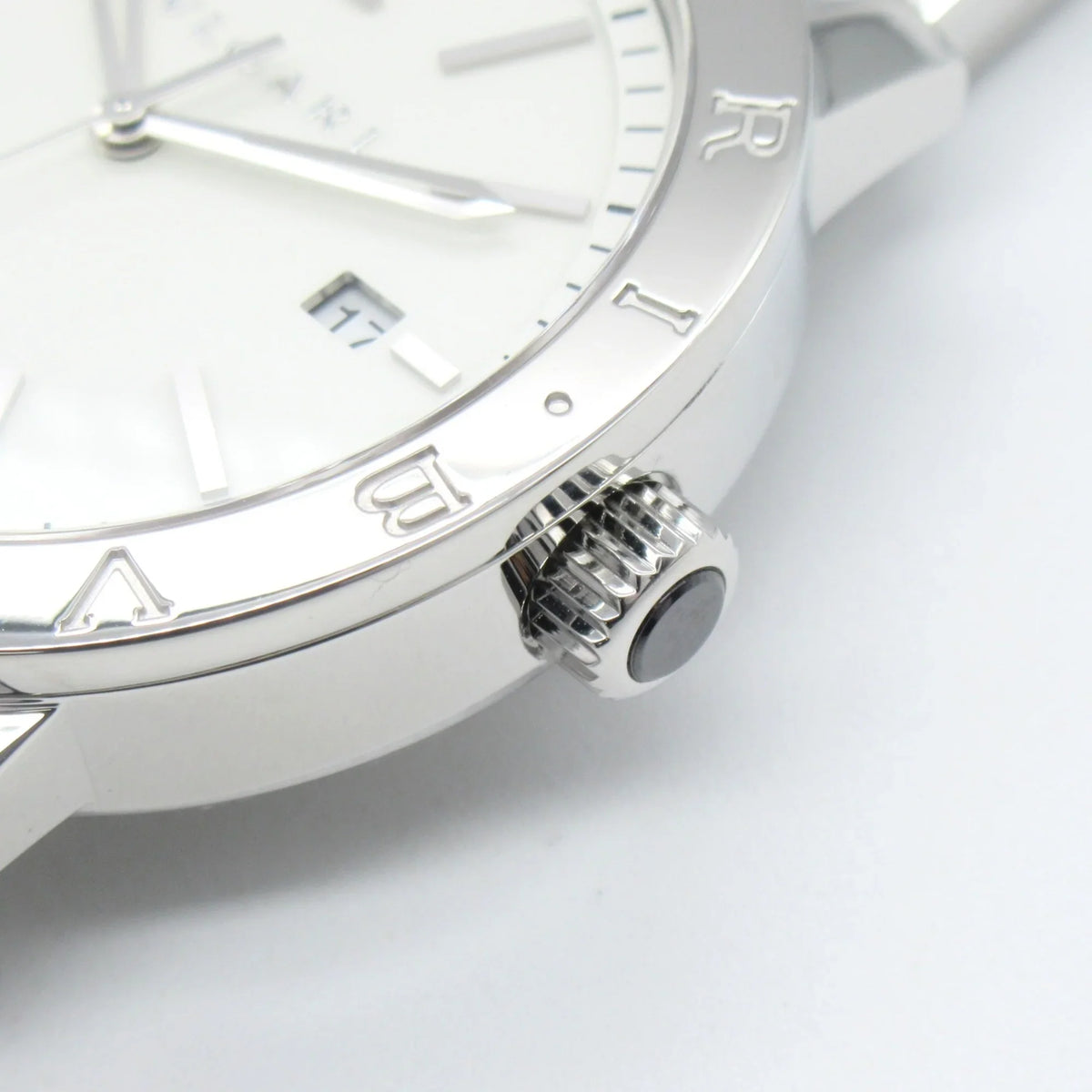 BVLGARI BB41S Wrist Watch Watch Automatic Wrist Bvlgari Stainless Steel (Good) Bvlgari White Mechanical BB41S Pre-Owned Watch