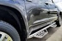 Podium Stainless SRW Cab Cab Double Length Compatible Steel, Beds, N-Fab 2007-2021 | Steps | Tundra with Polished RealTruck | Stainless Steel by All Hpt0777Qc-Ss Gas