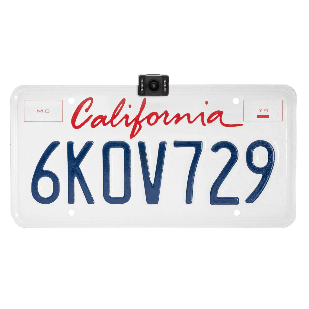 Lines Guide Vision Backup BOYO with (Black) Parking and VTL17IR Camera Night Concealed - License Plate