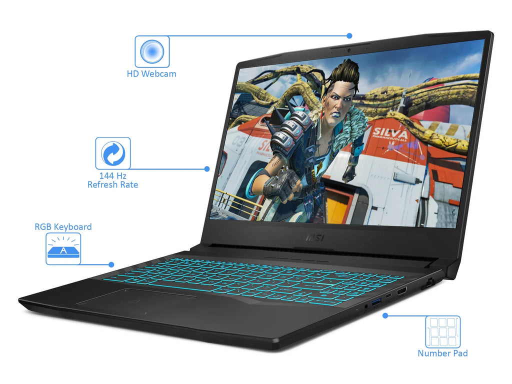 RAM, 2TB MSI Home Windows Bluetooth, 15.6" Crosshair FHD 10 3050, Wi-Fi, RTX Gaming NVMe HDMI, i7-11800H GeForce Core 32GB Upto NVIDIA Laptop, 4.6GHz, 144Hz Display, Intel SSD,