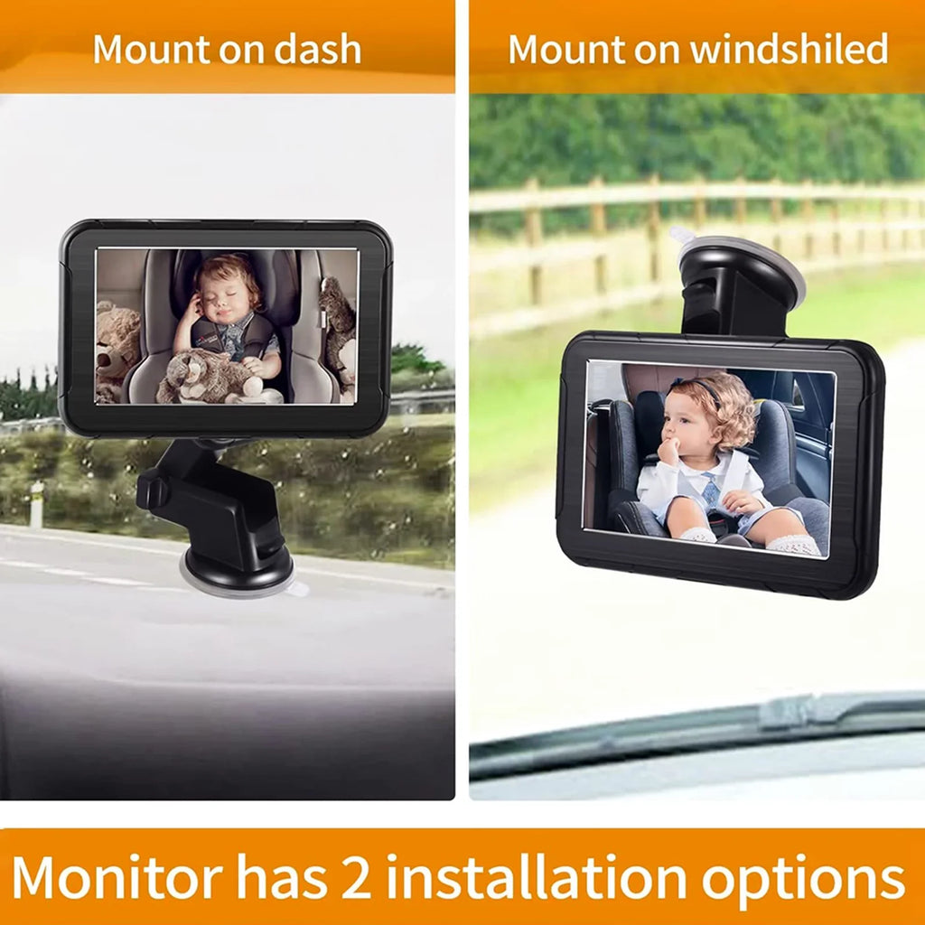 150° Display Mirror Pinnaco Baby 5 Wide High Vision Resolution Camera Inch Invigilator View Night Car